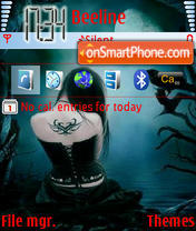 Shedownight tema screenshot