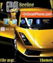 Animated Gallardo tema screenshot