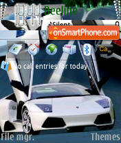 Capture d'écran Lamborghini Murcielago thème