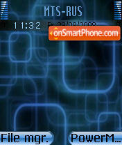 Rectablue tema screenshot