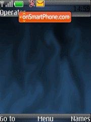 Abstract Blue Flame Theme-Screenshot