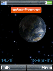 Earth Animated W580 Theme-Screenshot