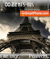 Paris 07 tema screenshot