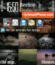 Calendar 240x320 theme screenshot