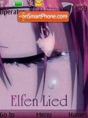 Скриншот темы Elfen Lied