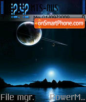 Moon tema screenshot