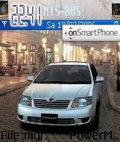 Скриншот темы TOYOTA COROLLA 2005