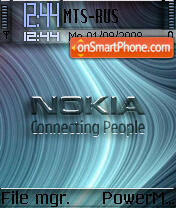 Скриншот темы Nokia Curves 2