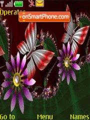 Butterfly Neon tema screenshot