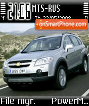 Chevrolet Captiva tema screenshot