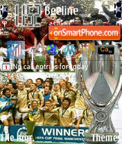 Super CUP'08 tema screenshot