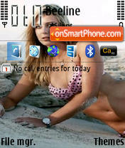 Maria Sharapova tema screenshot