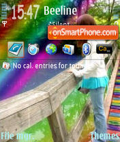 Rainbow 01 theme screenshot