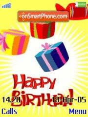 Happy Birthday es el tema de pantalla