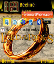 Capture d'écran Lord Of The Rings 05 thème