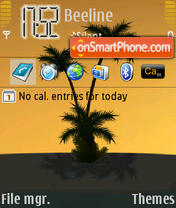 The Palm theme screenshot