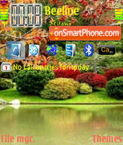 Nature tema screenshot