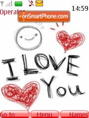 Скриншот темы I Love You 13