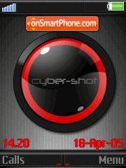 Cyber-shot tema screenshot