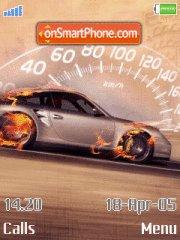 Скриншот темы Porsche Fire