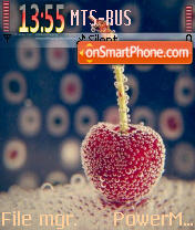 Sweet Cherry es el tema de pantalla