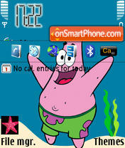 Capture d'écran Patrick thème