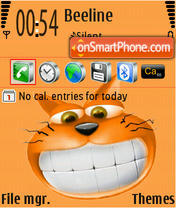 CheshirskySmile tema screenshot