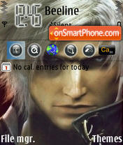 Capture d'écran Dante thème