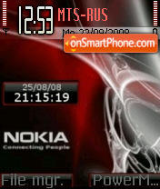 Nokia tema screenshot