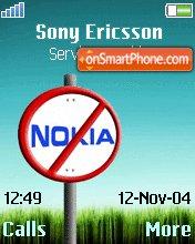 No Nokia Zone es el tema de pantalla