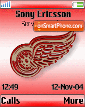 Detroit Red Wings 01 tema screenshot