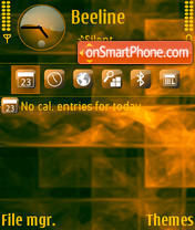 FireSquares tema screenshot