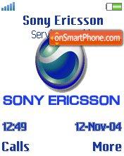 Sony Ericsson Blue tema screenshot