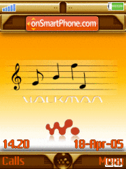 Animated Walkman 02 tema screenshot