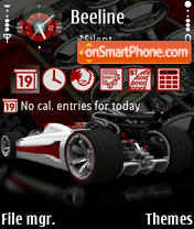 Hot Wheels tema screenshot