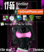 The Face of Glamour tema screenshot