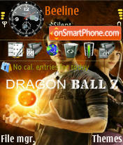 Скриншот темы Dragon Ball 03