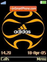 Adidas Soccer 01 tema screenshot