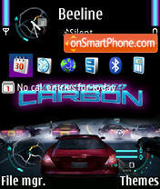 NFS Carbon 09 tema screenshot