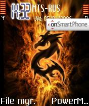 3Dragon Fire es el tema de pantalla