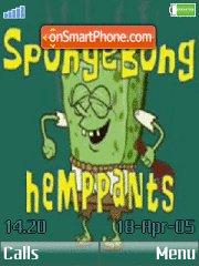 Скриншот темы Spongebong Hemppants