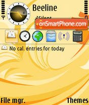 D-Orange theme screenshot