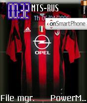 AC Milan Football Club es el tema de pantalla