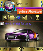 Audi R8 Pro theme screenshot