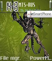 Alienvol tema screenshot