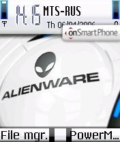 Alien Ware theme screenshot