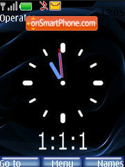 Abstract Clock tema screenshot