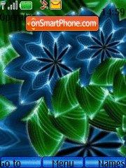 Abstract Flowers theme screenshot