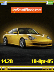 Скриншот темы Porsche Animated 01