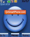 Blue Smile 01 tema screenshot